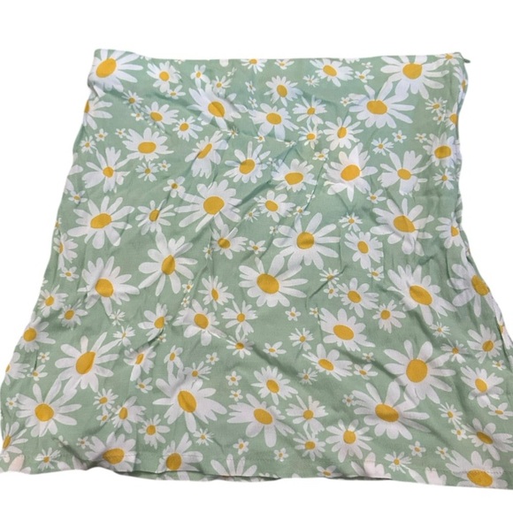 Elodie Floral Green Skirt Medium D - Picture 5 of 6
